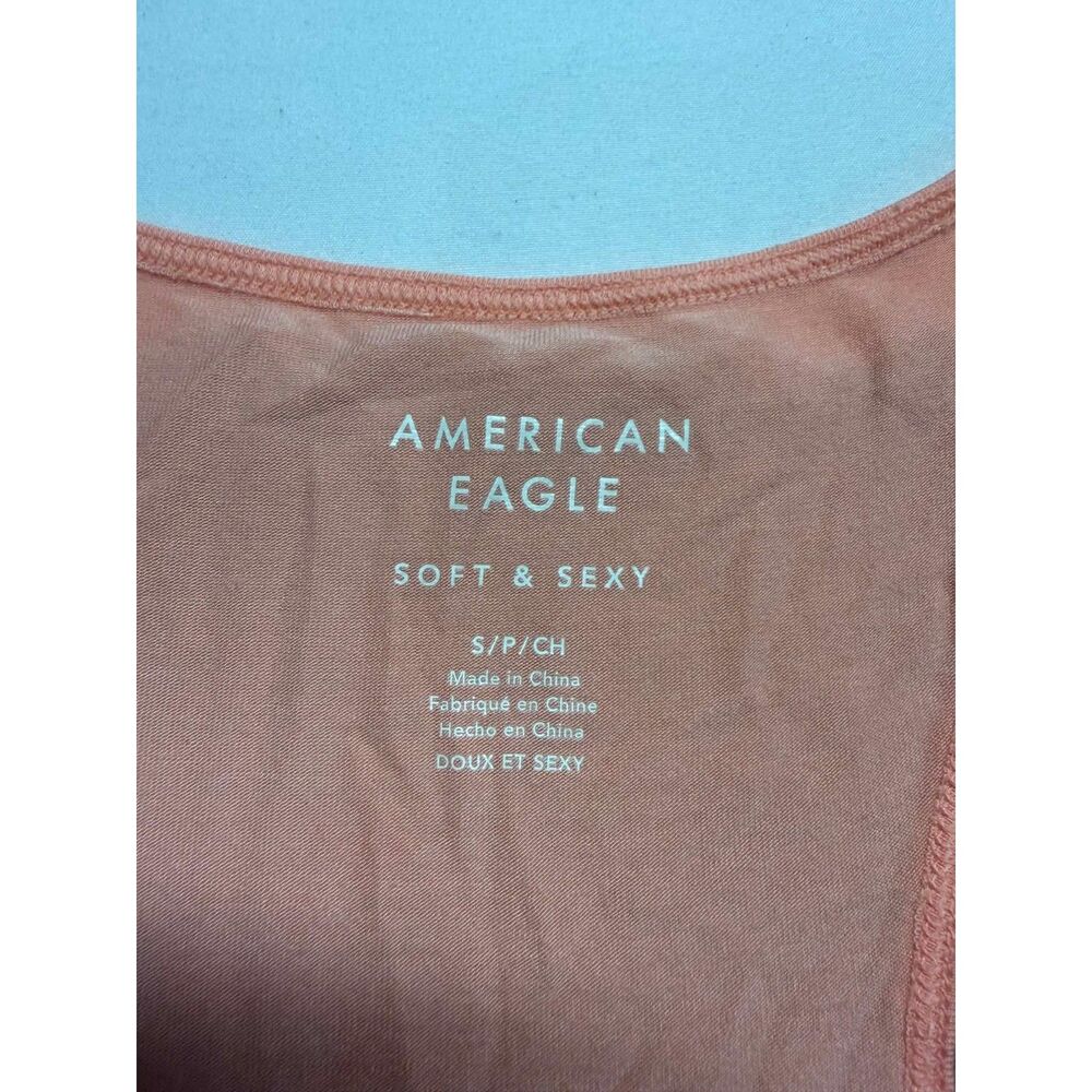 American Eagle Soft & Sexy Orange Tank Top Size Small - Picture 3 of 3